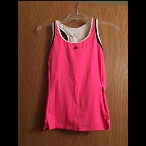 New Balance Neon Pink Workout Tank Size Small